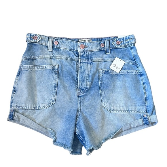 NWT Free People Palmer Shorts in La La Land - Picture 6 of 9
